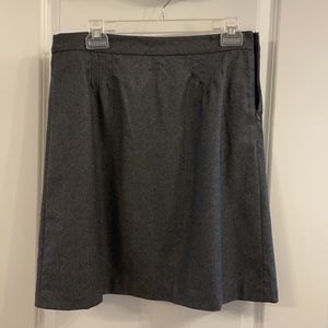 NWT J Crew Gray Wool Skirt - size 8